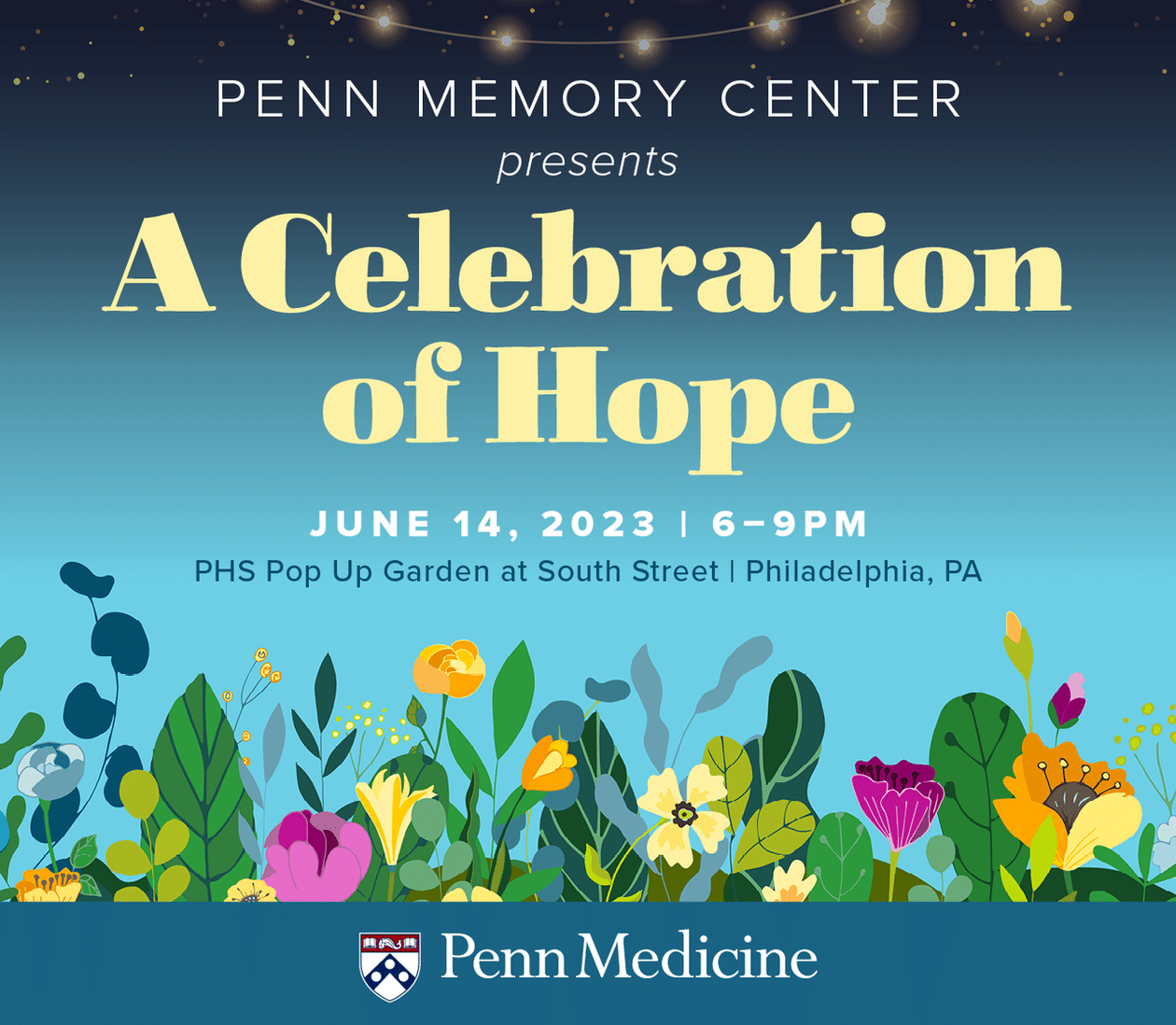 Celebration of Hope and flowers
